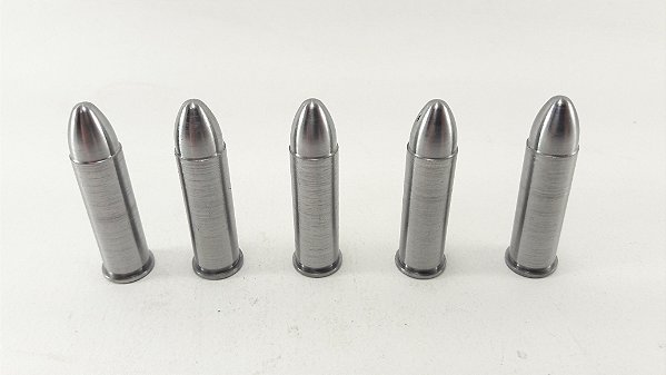 Snap Caps Munição de Manejo em Metal para Revolver .38 - Pacote com 5 unidades