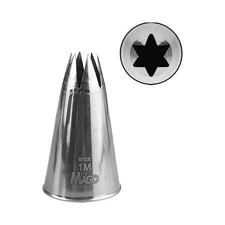 bico de confeitar MAGO 1m pitanga G inox super resistente