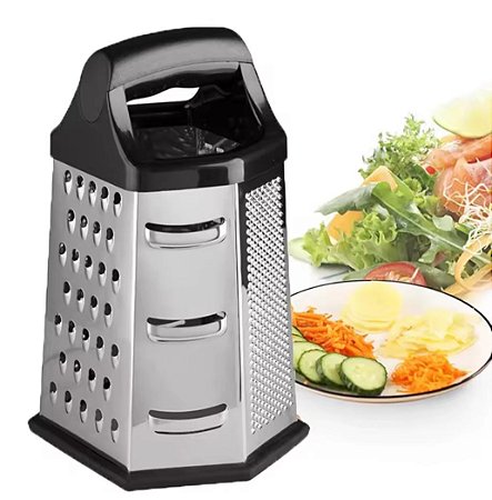 Ralador De Inox P verduras Legumes Queijo C antiderrapante