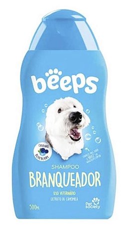 Shampoo Branqueador Beeps Pet Society 500ml