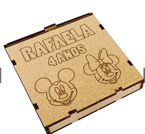 Kit Jogos da Velha Personalizado para Lembrancinhas de Aniversário em MDF