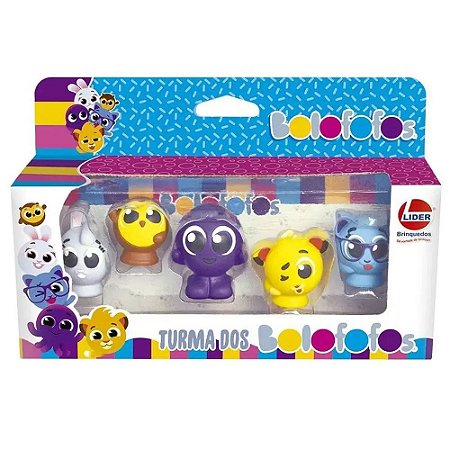 Dedoches Bolofofos 5 Fantoches Miniaturas - Lider Brinquedos