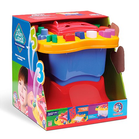 BRINQUEDO BABY LAND MESINHA DE ATIVIDADES MENINO- 3004