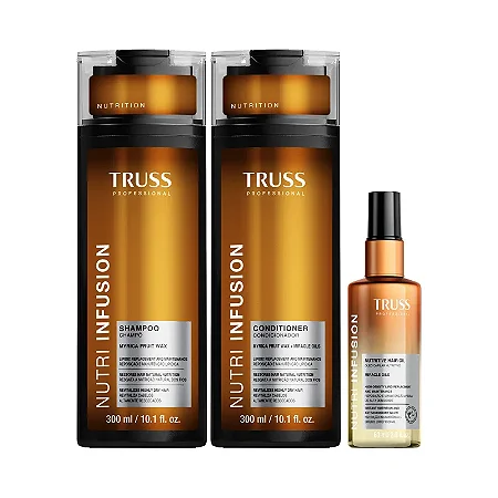 Kit Truss Nutri Infusion Sha 300ml+cond 300ml+óleo 60ml