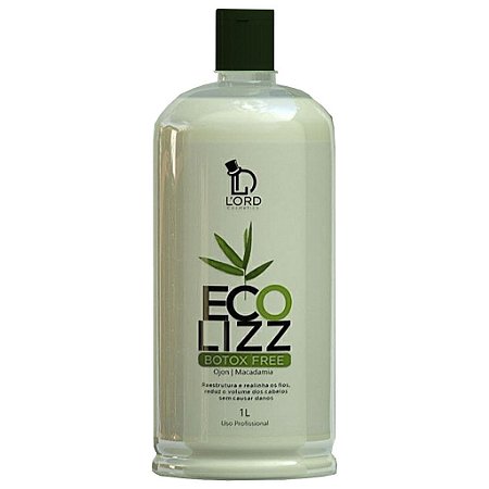 Botox Capilar Ecolizz 1L Lord Cosméticos Óleo Macadâmia