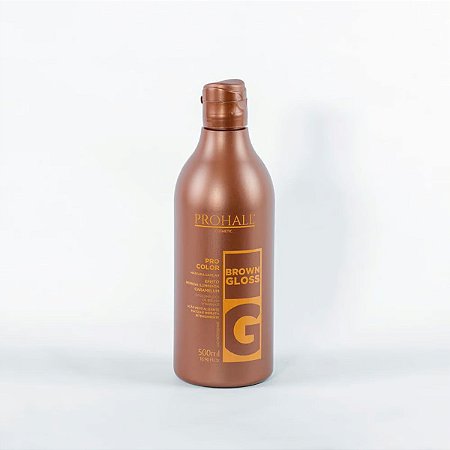 Prohall Máscara Matiza Morena Brown Gloss  Iluminada 500ml