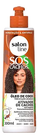 Ativador Cachos Salon Line SOS Coco 300ml