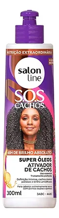 Ativador de Cachos Salon Line SOS Super Óleos 300ml
