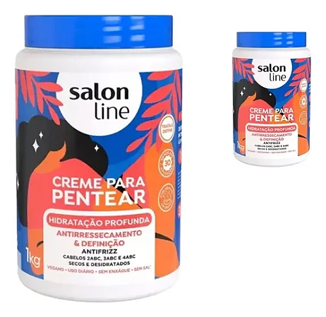 Creme para Pentear Hidratação Profunda Salon Line 1kg