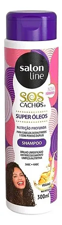 Shampoo SOS Cachos Super Óleos Salon Line 300ml