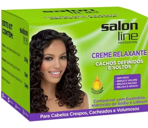 Creme Relaxante  Kit Cachos Soltos Salon Line