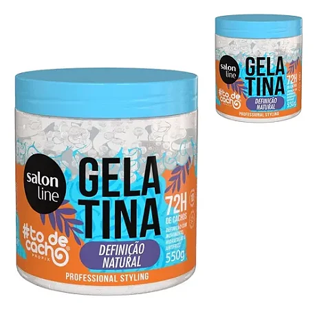 Gelatina Todecacho Definição Natural 550g  Salon Line