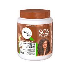 Máscara Capilar SOS Cachos Coco 500g Salon Line