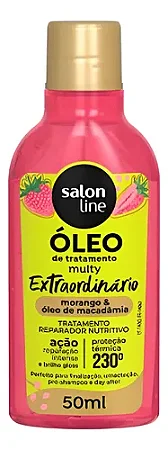 Óleo Cachos Dos Sonhos Morango 50ml Salon Line