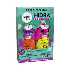 Shampoo Condicionador Hidra Cachinhos Kids 300ml Salon Line
