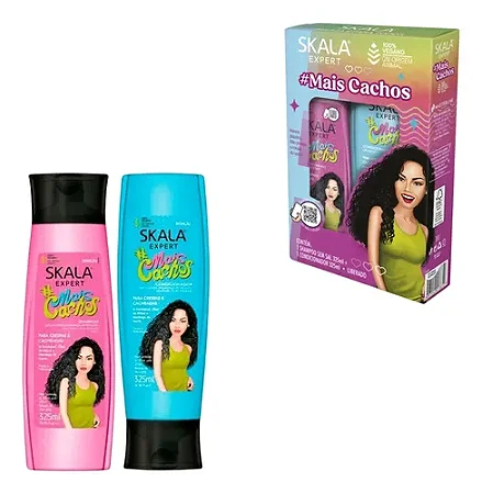 Shampoo + Condicionador Skala Mais Cachos 325ml