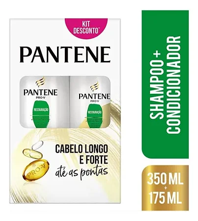 Shampoo 350ml Condicionador 175ml Pantene Restauração
