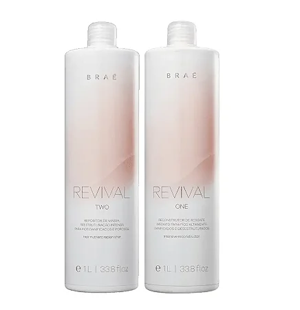 Kit Shampoo E Condicionador 1litro Revival Braé Profissional
