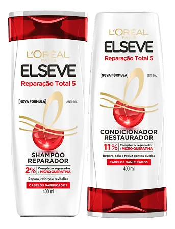 Kit Shampoo E Condicionador Reparação Total 400ml