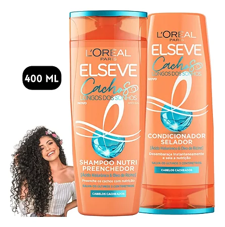 Kit Elseve Shampoo Condicionador Cachos Longos dos Sonhos