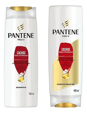 Kit Shampoo Condicionador Pantene 400ml Cachos