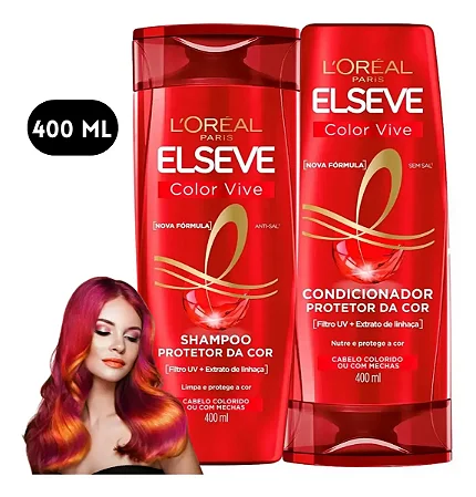 Elseve Color Vive Shampoo Condic Protetor da Cor