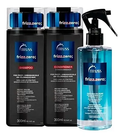 Kit Truss Frizz Zero Sh 300ml Cond 300ml Máscara 260ml