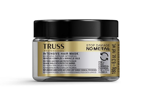 Truss No Metal Máscara Capilar 180g