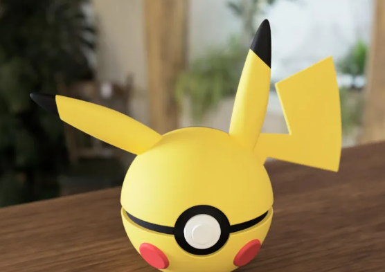 Pikachu Pokebola Decorativa 7 cm Pokebola