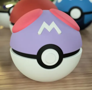 Masterball Pokebola Decorativa 7 cm Pokebola