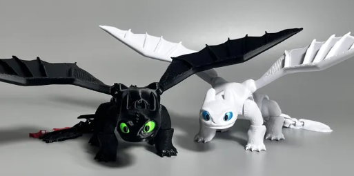 Bonecos Casal  Bangueal + Namorada Banguela Fúria da Luz Como treinar seu Dragão