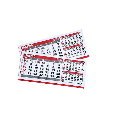 100 Folhinhas 2027 Refil Pvc Calendário De Mesa Bloco Pequeno 11,5x5