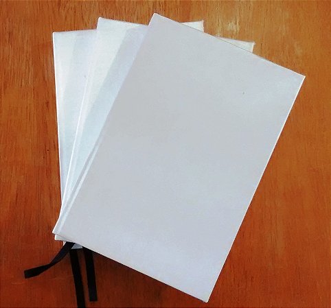 10 Agendas Sublimação 2026 Sublimáticas Capa Poliéster Branca