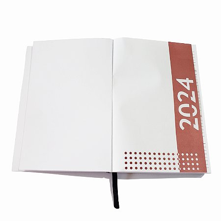 Miolo de Agenda 2024 Costurado Tipo Brochura 10 unidades