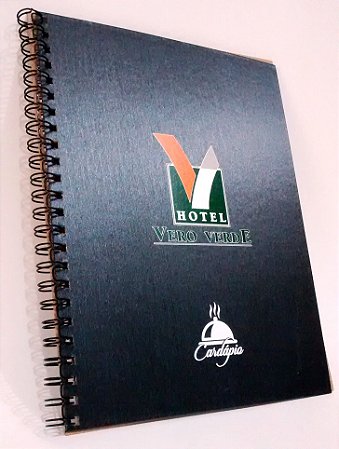 5 Pastas Cardápio A4 Personalizado Lanchonete Restaurante Bares