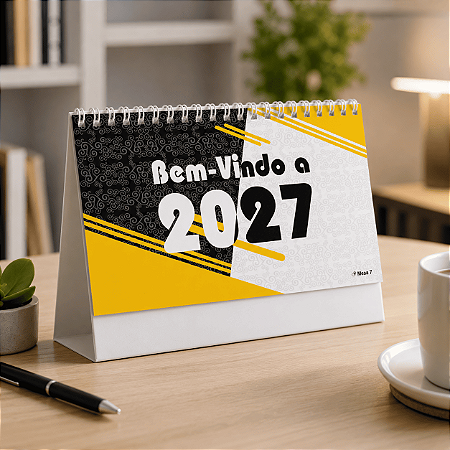 50 Calendários de Mesa 2027 Corporativo Folhinha Sem Personalizar