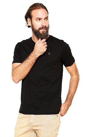 camisa preta dudalina masculina