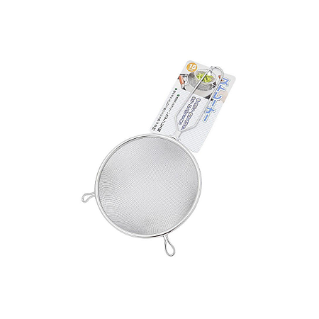 Peneira Inox 15cm para Coar Escorrer e Polvilhar