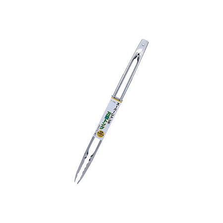 Pegador De Aço Inox Com Trava 40 cm Para Fritura Churrasco E Salada