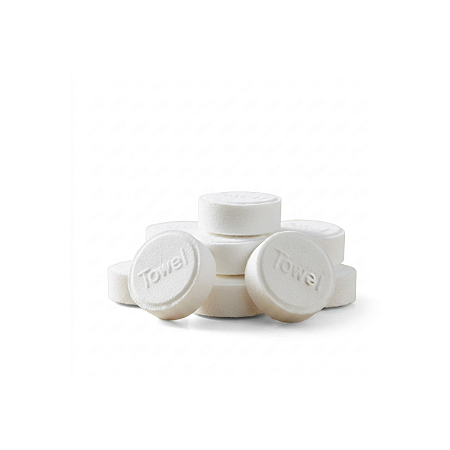 Kit 250 Toalhas Desidratadas Compactas Descartáveis Multiuso