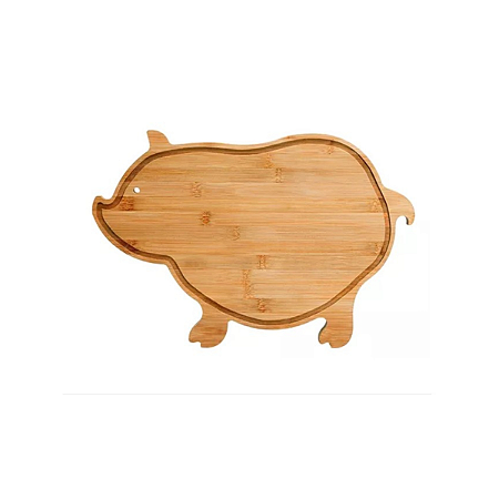 Tábua Porco Cortar Carne Fruta Decoração Cozinha Bambu Welf