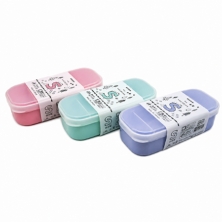 Pote Plastico Japones Nakaya 510 ml Azul com Divisoria