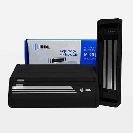 Fechadura Magnética HDL Com Acabamento M-90 180Kg Externa
