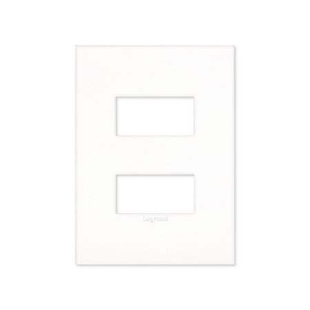 Placa Postos Separados 1+1 4x2 Branco Arteor Legrand 582564B