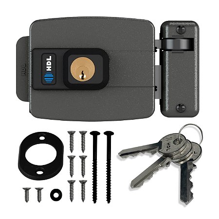 Fechadura Elétrica HDL C90 Externa Portão Abertura para Dentro