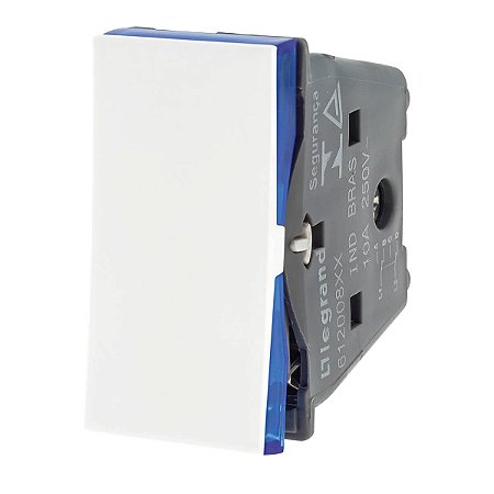 Interruptor Bipolar Paralelo 10A Pial Plus+ Legrand 612008BC
