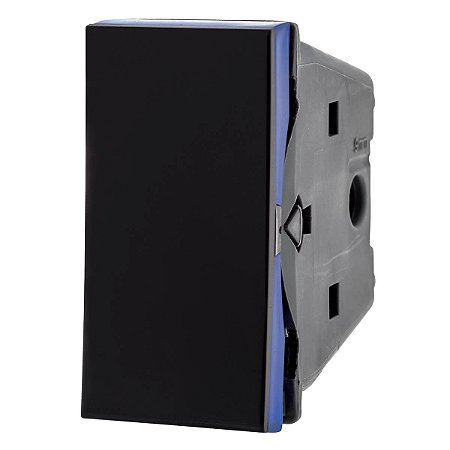 Interruptor Bipolar Paralelo Pial Plus+ 10A Preto Legrand 612008PT