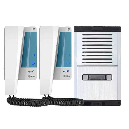 Interfone Coletivo Com Wifi 2 Pontos HDL Controle Pelo Aplicativo