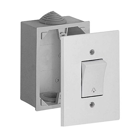 Kit Campainha para Áreas Externas IP44 PIAL Aquatic com Caixa Estanque