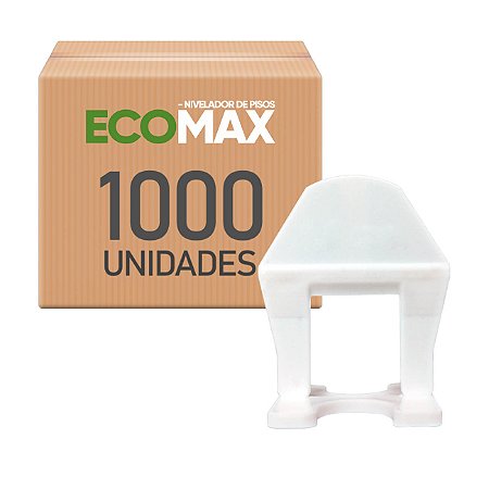 Espaçador Nivelador de Piso Porcelanato 1000 Unidades Linha Básica Ecomax